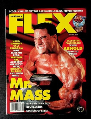 Joe Weider's FLEX May 1992 Mike Matarazzo Magazine Bodybuilding Arnold