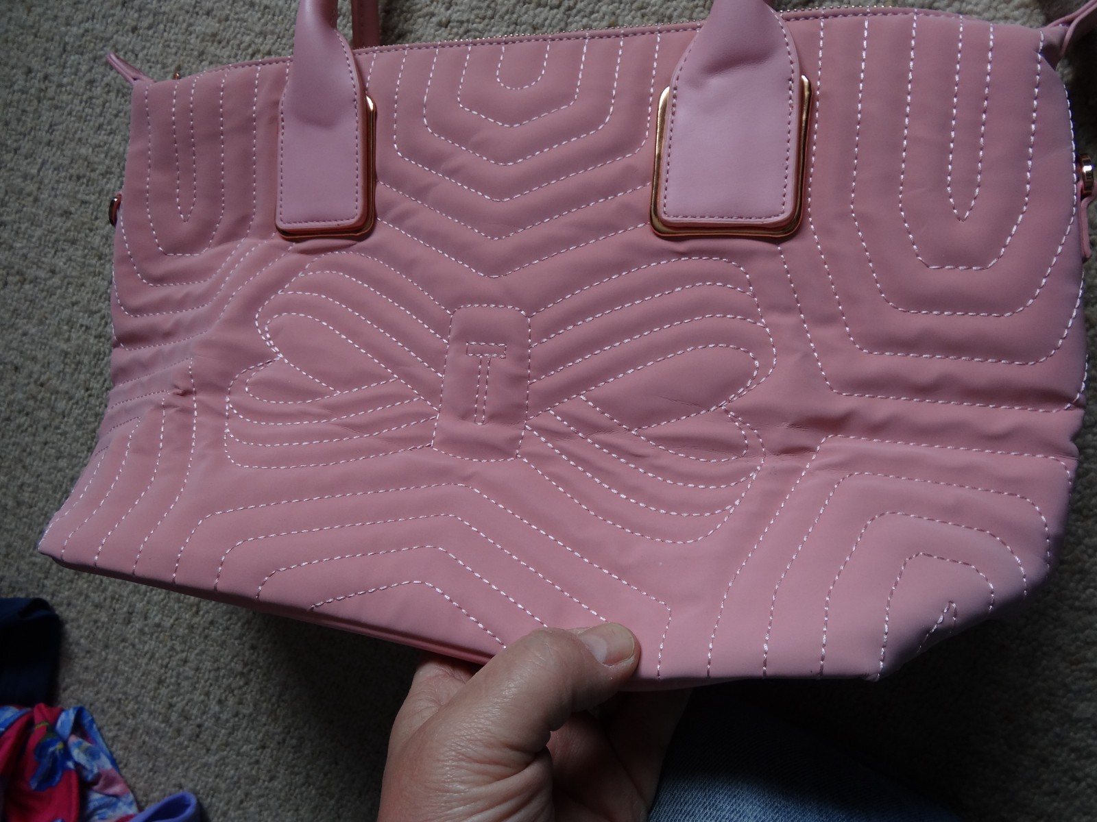 Ted Baker ladies Pink shoulder/ Handbag image 3