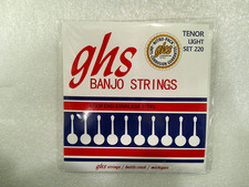 GHS 220 TENOR 4 STRING LT STAINLESS STEEL BANJO STRING SET - 10.5-28 GA
