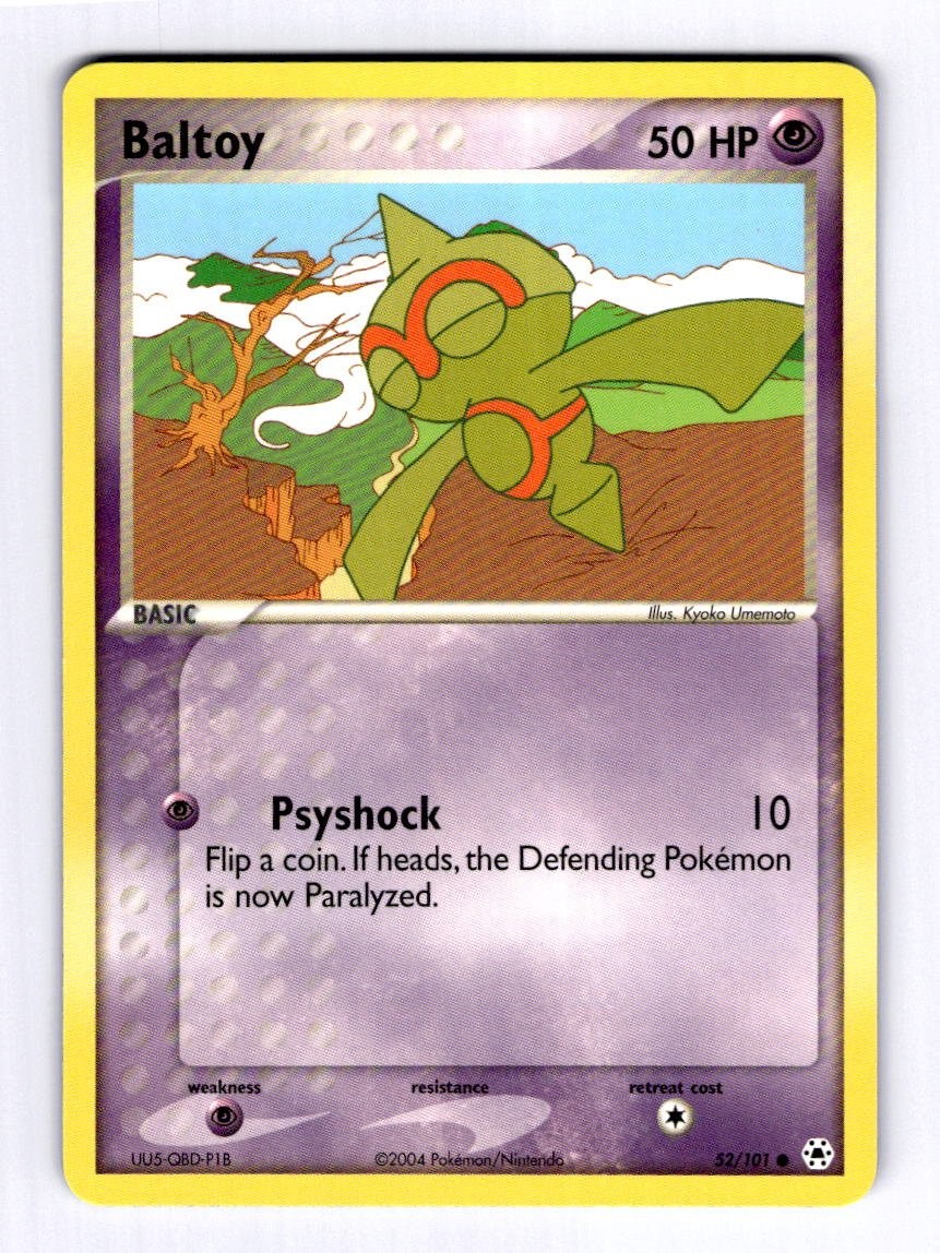 Baltoy - 52/101 Hidden Legends #52 (2004) Common NM Pokemon