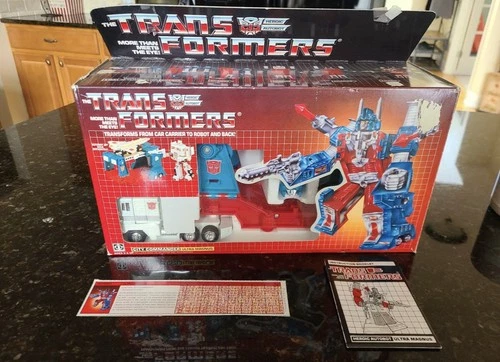 Ultra Magnus w/box 1986 Vintage Hasbro G1 Transformers