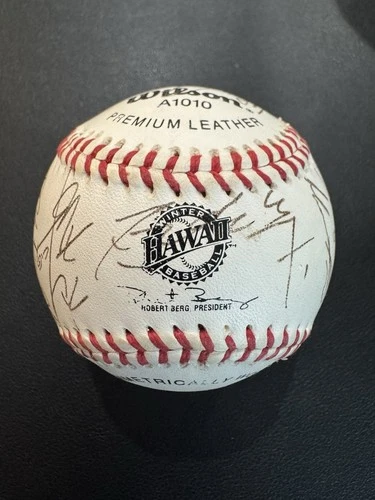 1993 Hawaii League Baseball- Ichiro 1st Season- Kauai Emeralds Signed Ball 1/1