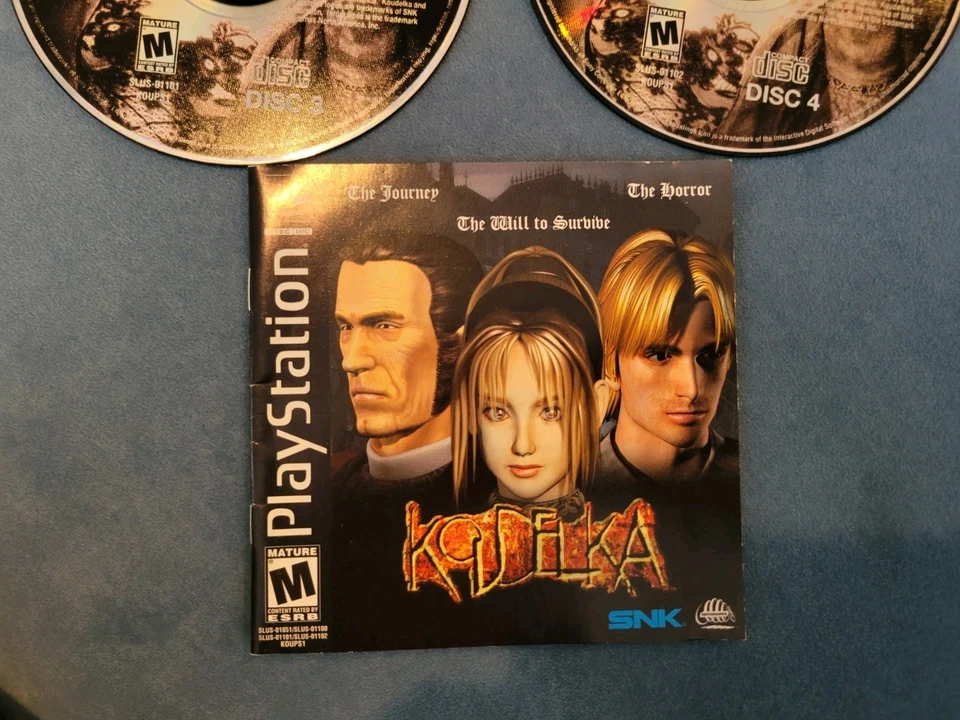 Playstation 1 Koudelka 4 Games Discs & Manual Only Tested PS1 - Image 2 of 4