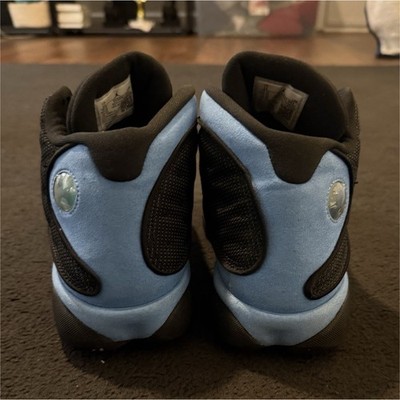 Jordan Air Jordan 13 Retro Black Blue Mid Top Basketball Sneakers