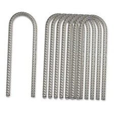 Galvanized Set 4 or Trampoline Anchors Stakes Extra Heavy Duty Metal Ground 8