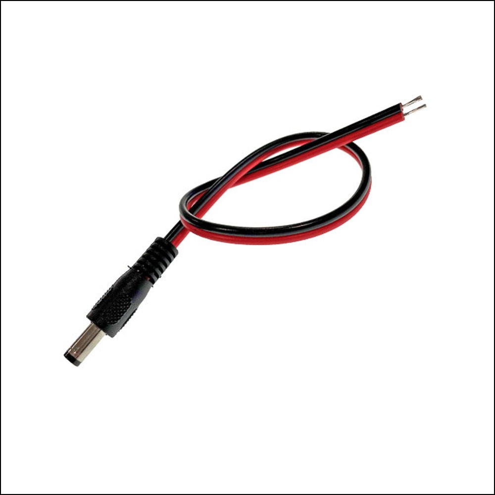 Tiger Power Supplies 2.1mm Female Connector to Red/Black Cable 300mm