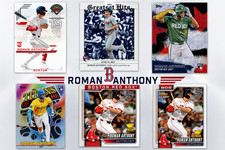 2025-26 Panini Roman Anthony Insert and Base Card Lot (6) Red Sox MLB