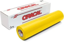 Oracal 651 Glossy Permanent Vinyl 12 Inch x 6 Feet - Light Yellow 