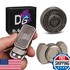 Fidget Toys Adults Set, Metal Fidget Slider, Spinner and Haptic Coin, Decompress