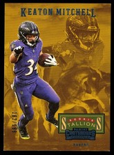 Keaton Mitchell 2023 Panini Contenders Rookie Stallions Blue /199 #11 FREE SHIP