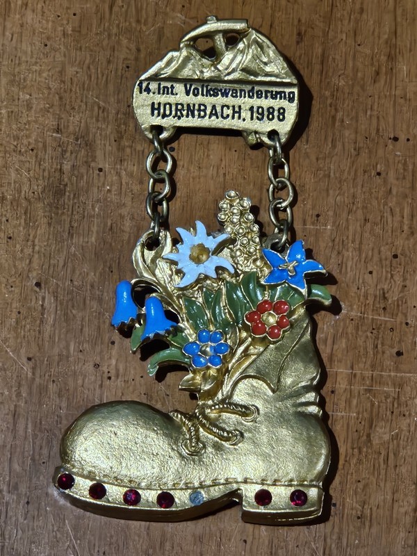 Vintage~ 14 Int. Volkwanderung HORNBACH 1988 Pin~Adelmann Lauterecken
