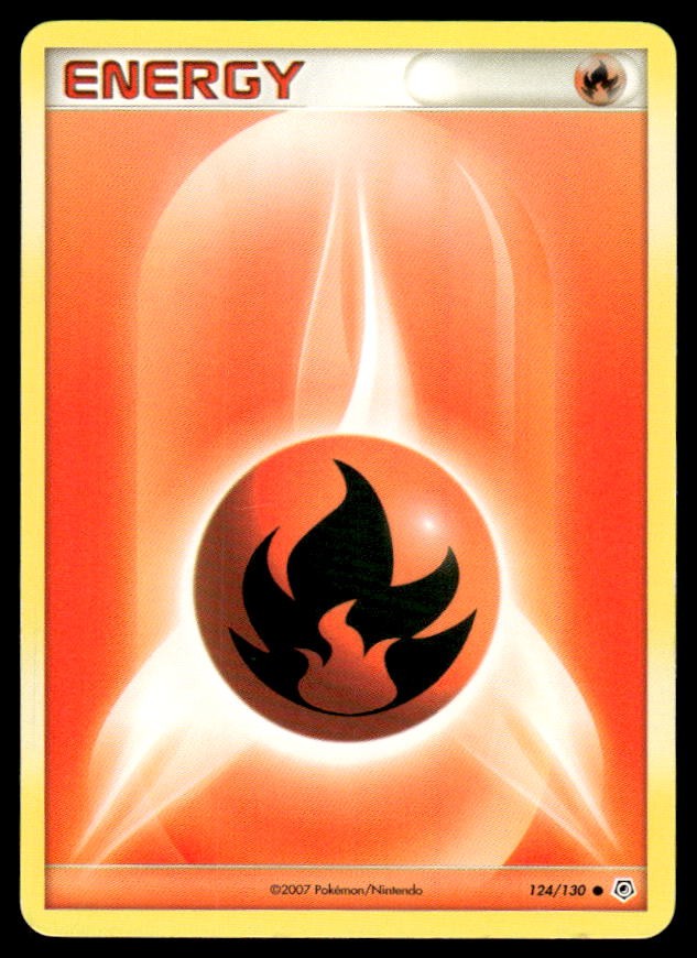 Diamond and Pearl #124/130 Fire Energy