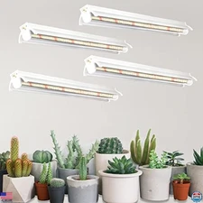 T5 LED Grow Light Strips - 204 Bulbs, 5000K Full Spectrum for Indoor Plants