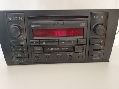 Audi Symphony Autoradio A6 4B Radio CD 8D0035195 AUZ5Z4W0010928 BENÖTIGT CODE 