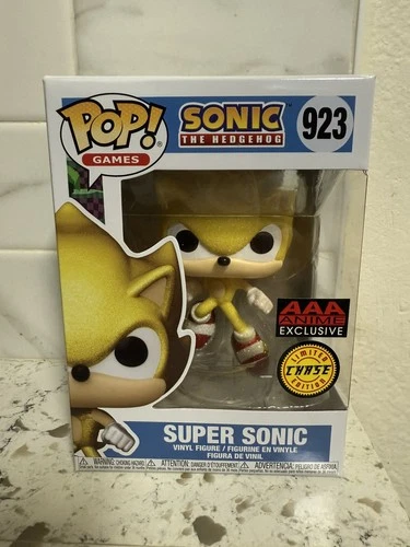 Funko Pop! Sonic the Hedgehog Super Sonic Chase #923 AAA Anime
