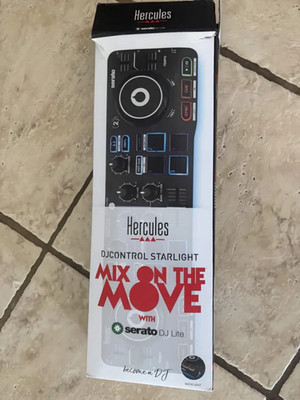 Hercules DJControl Starlight USB DJ Controller for Serato DJ Lite   Box w/ Cab