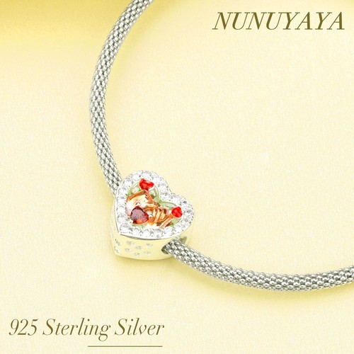 Charm In Argento 925 Con Zirconia 5A JABEDE, Ciondolo A Perla Per Bracciale Europeo O Collana, Regalo Per Donna