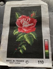 Vintage Penelope Tapestry 'Crimson Glory' (Rose)