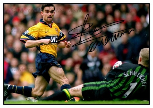 12524. Marc Overmars Signed Pictures (A4 Prints) Arsenal Ajax Barcelona Holland