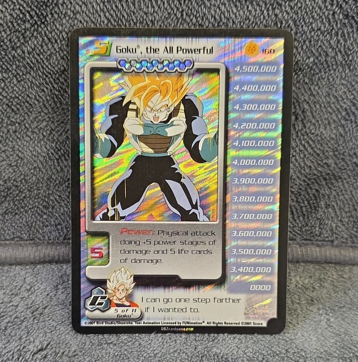Dragon Ball Z TCG Ultra Rare Individual Collectible Card Game