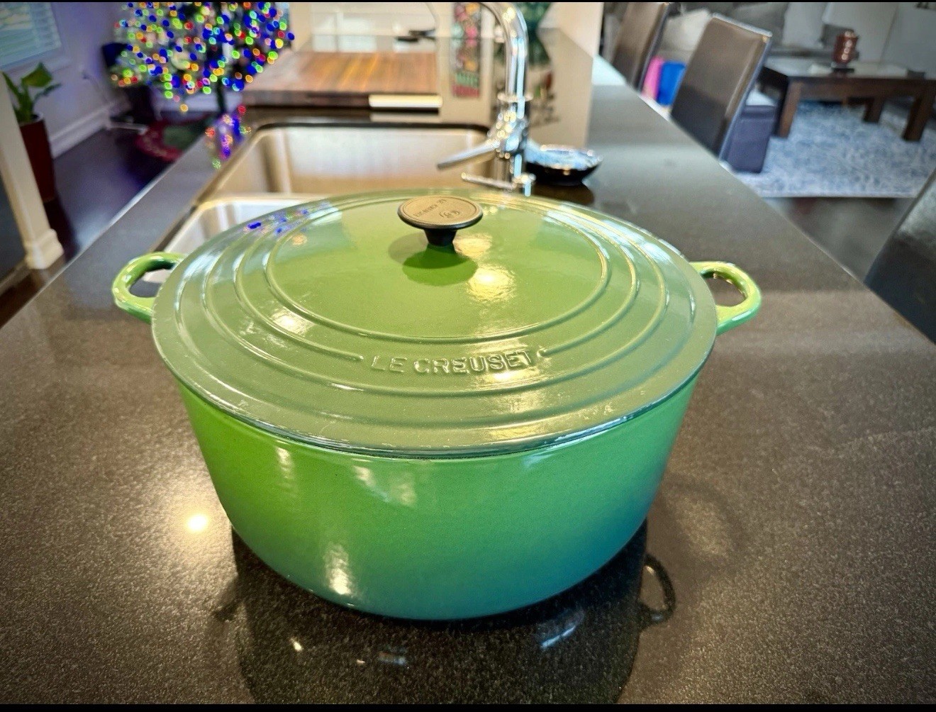 Le Creuset Vintage 13.25 quart dutch oven #34, made in France
