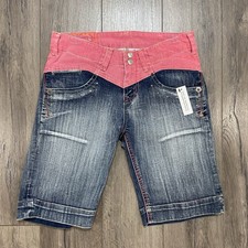 Vintage Marithe Francois Girbaud Jeans Women s Sz 28 Capri Shorts NWT Y2K