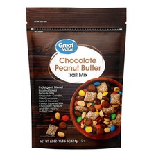 Great Value Chocolate Peanut Butter Trail Mix...
