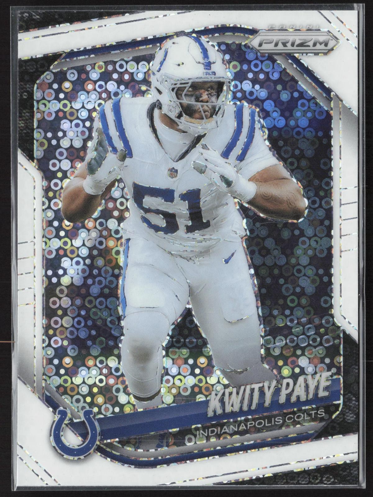 2025 Panini Prizm #286 Kwity Paye White Disco
