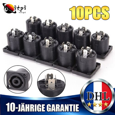 4 Polig Connectors Lautsprecher Einbaubuchse Speakon Buchse Panel Mount Socket E