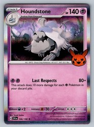 Houndstone 106/198 Trick or Trade BOOster 2023 Holo Rare