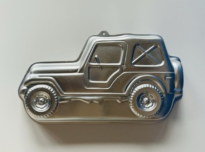 Backform Aluminium Jeep Trail Wilton Vintage Kuchenform 80er Auto Ofenform rar