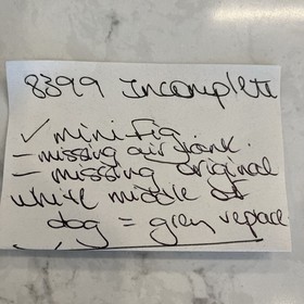 LEGO SPACE POLICE III, 8399 K-9 Bot Minifigure Instructions 95% COMPLEYE