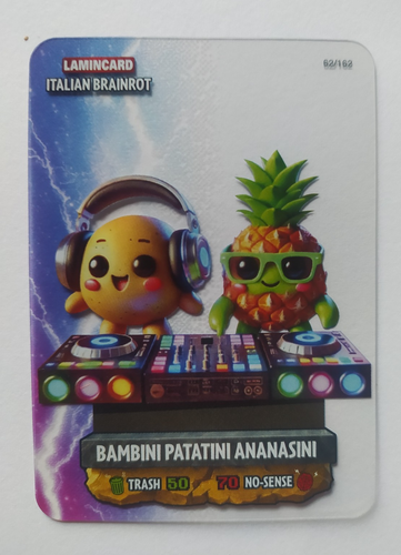 LAMINCARD ITALIAN BRAINROT MULTIVERSE - VENDITA CARTE SINGOLE - Photo 67/165