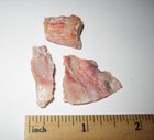 3 SMALL NATURAL ROUGH CINNAZEZ AZEZTULITE CRYSTAL STONES NEW ZEALAND ~ 10.8grams — photo 2