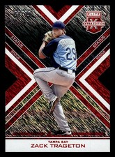 2016 Panini Elite Extra Edition #101 Zack Trageton Status Die Cut Red #/99