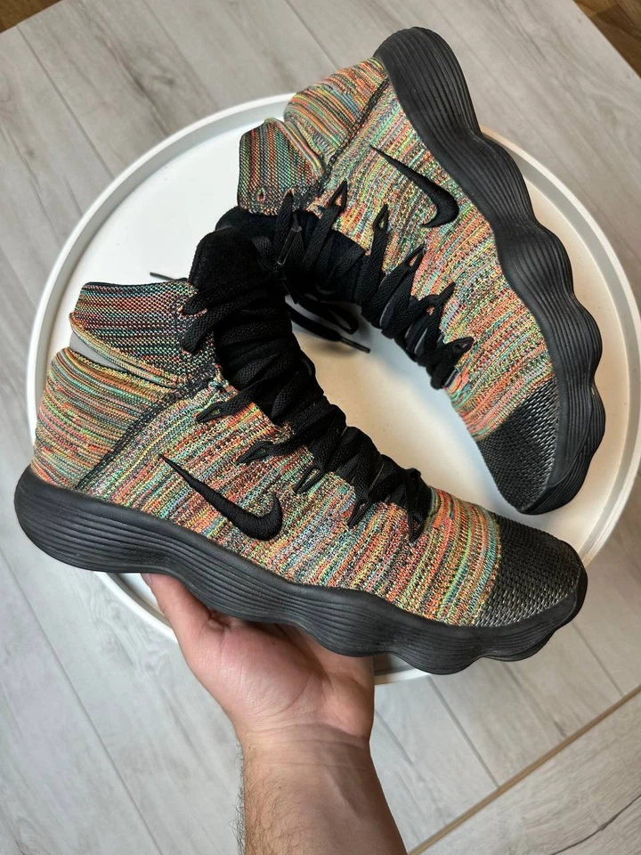 Size US-11 Nike Hyperdunk 2017 Flyknit Multi-Color 917726-006 RARE - Image 4 of 4