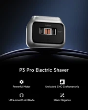 Laifen P3 Pro IPX7 Waterproof for Travel 3 Blade Electric Shaver By FedEx 