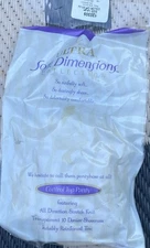 Silkies Ultra Soft Dimensions Nylons Control Top 120309 Panty Large Off Sheer