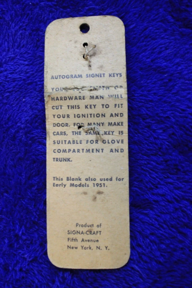 Llavero en blanco Signa Mercury de colección nuevo en stock llavero cierre accesorio Foto 2 de 4