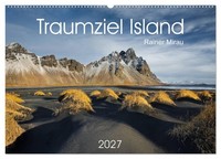 Traumziel Island 2027 (Wandkalender 2027 DIN A2 Quer), Calvendo Monatskalender