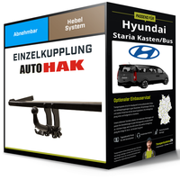 Abnehmbare AnhäNgerkupplung für Hyundai Staria Kasten/Bus 21- Typ US4 Auto Hak