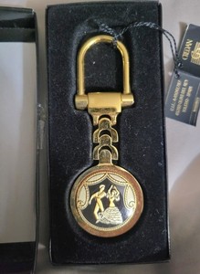 1960s Toledo, Spain Damascene Vintage Keychain