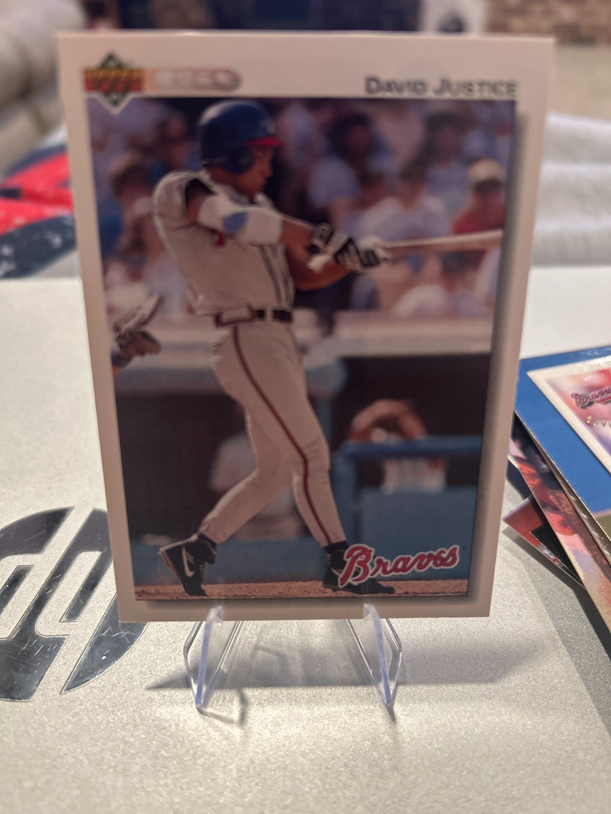 David Justice Dave 1992 Upper Deck #546! 2 Card Min! Read Desc!