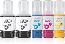 Ink Refill Bottles For ET-2850 ET-3850 ET-3760 ET-2760 ET-4850 ET-15000 ET-4760