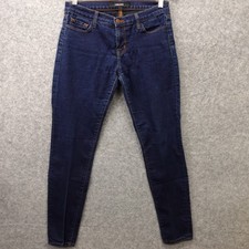 Low Rise Skinny Jeans 28 Women Blue J BRAND Blue Stretch Ink Wash USA Made 29x28