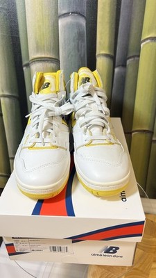 Size 10.5 D New Balance 550X ALD Wide BB550DA1 Men s Sneakers White Gray Yellow