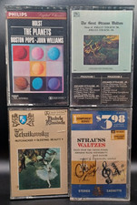 Lot of 4 Classical Music Cassette Tapes