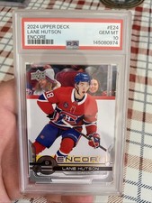 2024 UPPER DECK EXTENDED LANE HUTSON #E24 RC ENCORE PSA Gem 10 Fresh Grade🔥🔥