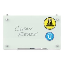 Kensington PDEC1830 Infinity Magnetic Glass Dry Erase Cubicle Board, 18 X 30,