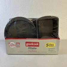 Good cook Baking Set 5 Piece Brand New Baking Pans Cookie Sheet Loaf Pan